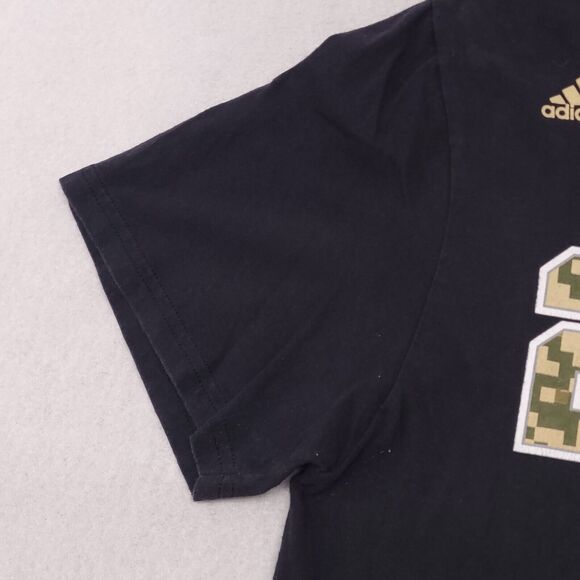 Adidas Antonio Spurts #21 Duncan Casual T-Shirt Adult Mens Size M Black - Picture 5 of 11